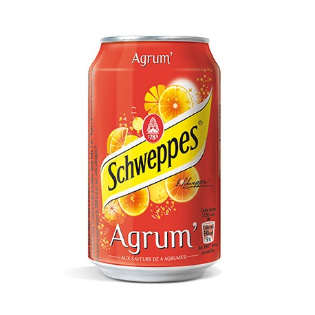 Schweppes agrumes canette 33 cl
